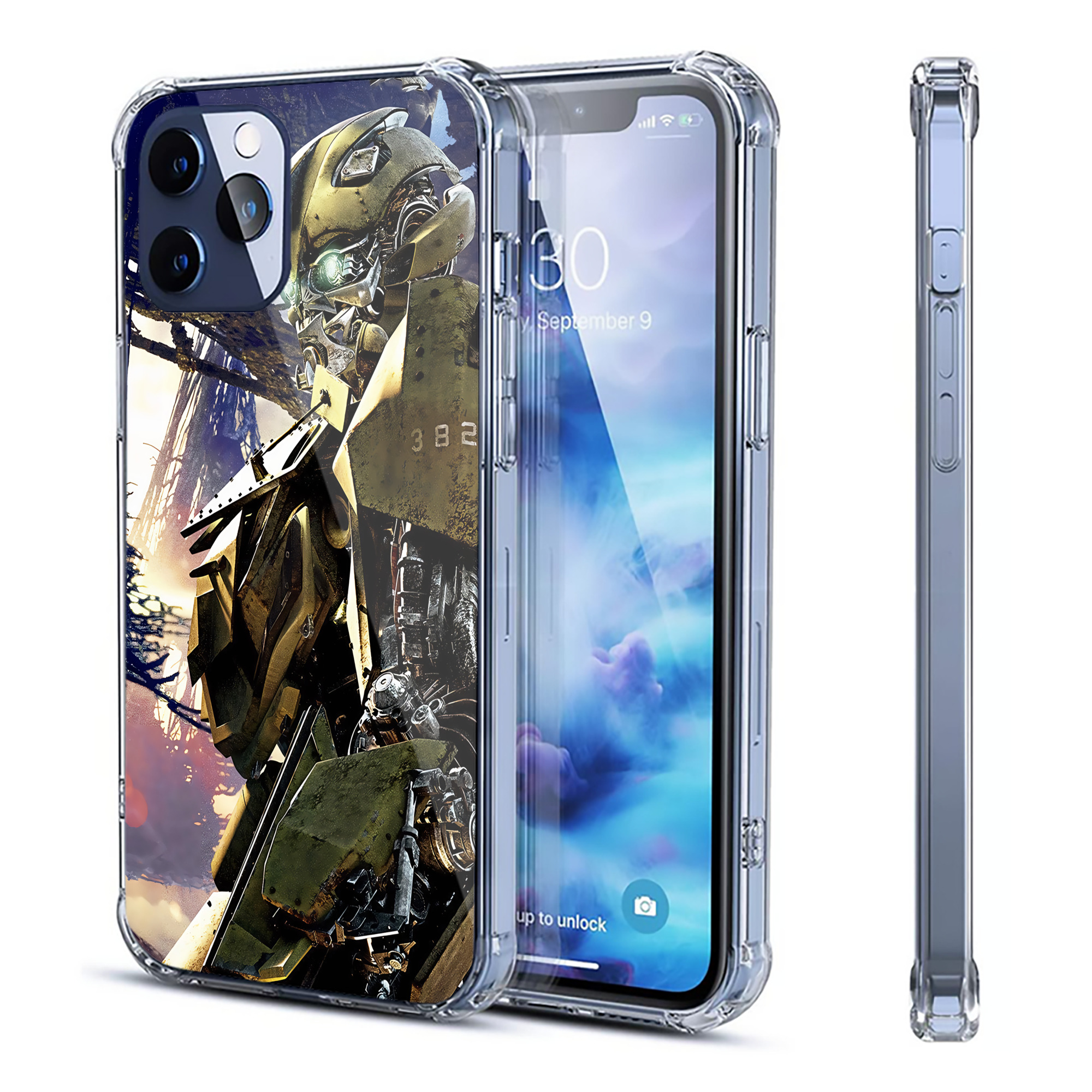 （画像用） Transformers トランスフォーマー 【iPhone 12シリーズ対応】透明スマホケース（クリアソフトケース）